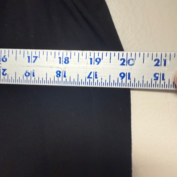 Vince Camuto Maxi Dress Women L Black Excellent High Low Embroidered Trim - Picture 2 of 7